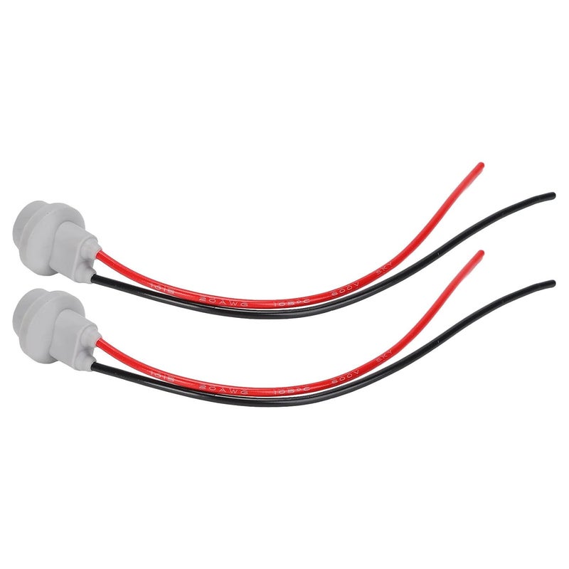 2Pcs Heat Lamp Holder Socket with Wire - Easy Installation Light Socket Mount A - Light Holder W Socket Connector for Home and Office Use - Image 1