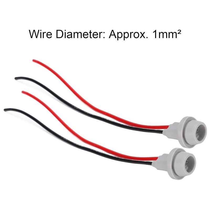 2Pcs Heat Lamp Holder Socket with Wire - Easy Installation Light Socket Mount A - Light Holder W Socket Connector for Home and Office Use - Image 2
