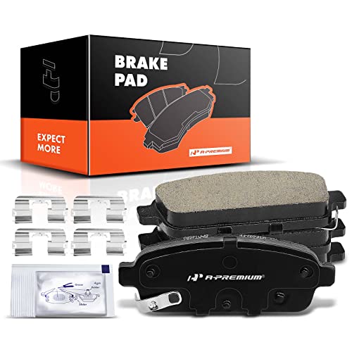 A-Premium Rear Ceramic Disc Brake Pads Set Compatible with Select Buick, Cadillac and Chevy Models - Cruze, Cruze Limited,Cascada, Encore, Verano, ELR, Orlando, Sonic, Trax, Volt, 4 Pcs - Image 1
