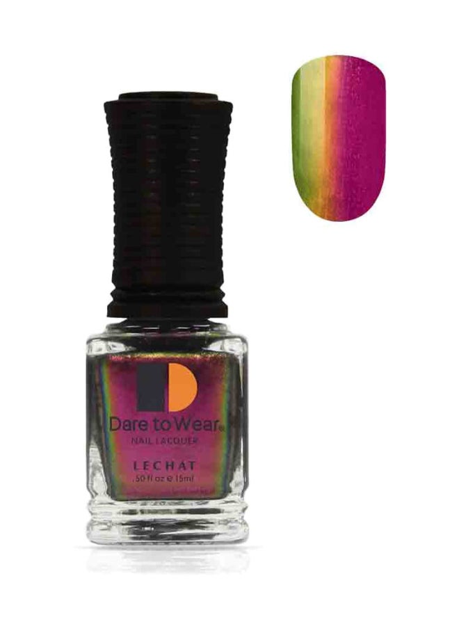 Lechat Nail Polish Color Berry To Gold To Green Metallic Finish By Lechat Metallux Mesmerize Mldw03