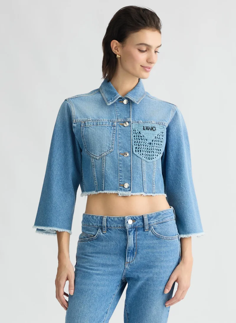 Liu Jo Cropped denim jacket