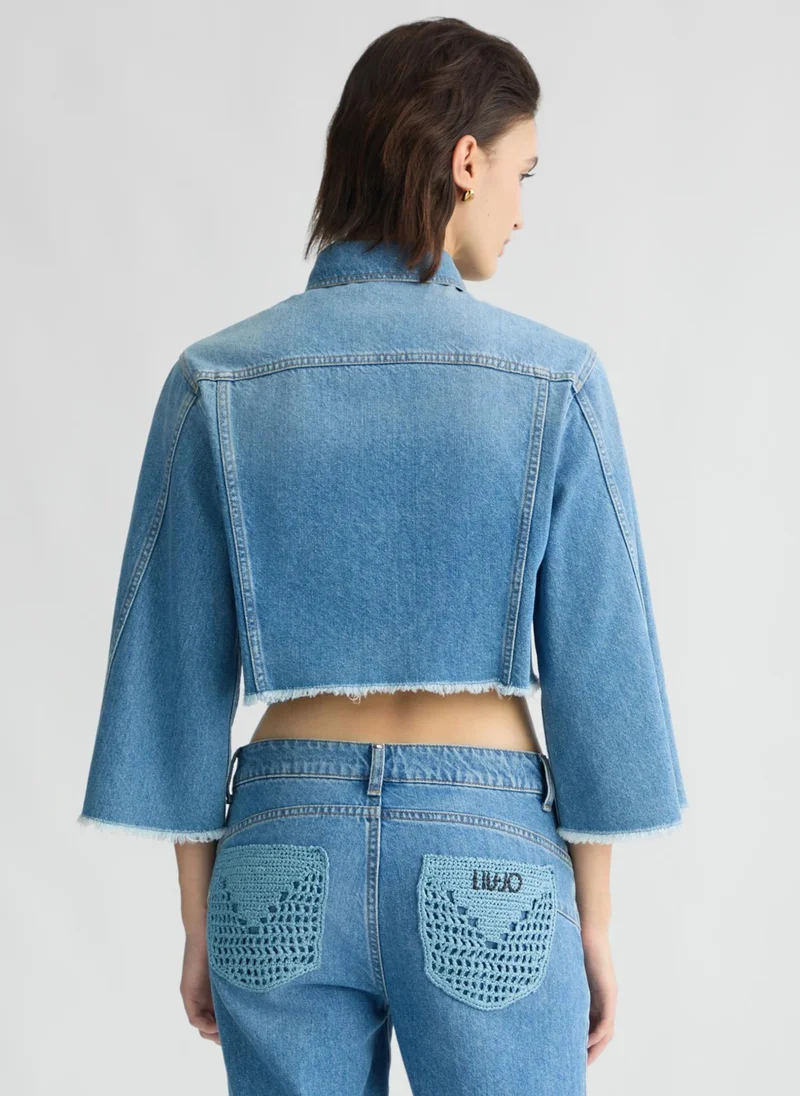Liu Jo Cropped denim jacket