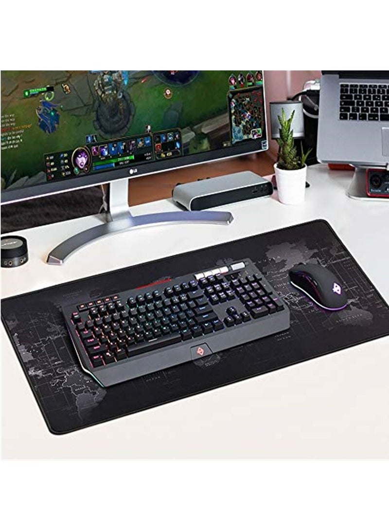 World Map Gaming Mouse Pad Portable Large Desk Pad 40x90x0.2cm  - Image 5