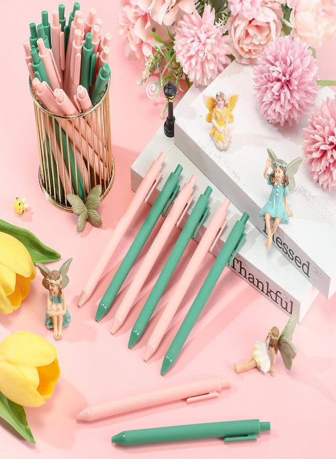 Dinifee 50 Pcs Pink and Green Ballpoint Pens Bulk Baby Shower Pens Set Writing 1.0 mm Medium Point Witch Party Favors for Guests Office School Wedding Gender Reveal Party Birthday Decorations - Image 3