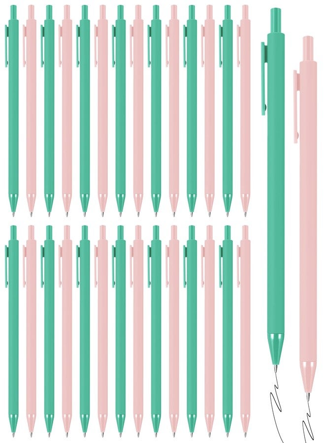 Dinifee 50 Pcs Pink and Green Ballpoint Pens Bulk Baby Shower Pens Set Writing 1.0 mm Medium Point Witch Party Favors for Guests Office School Wedding Gender Reveal Party Birthday Decorations - Image 1
