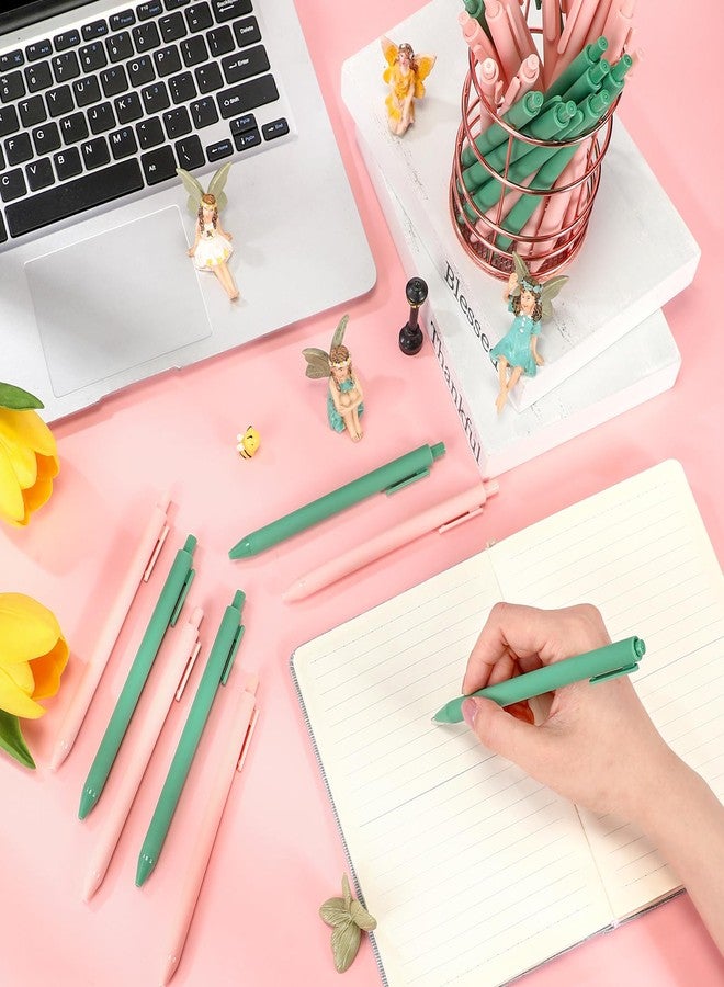 Dinifee 50 Pcs Pink and Green Ballpoint Pens Bulk Baby Shower Pens Set Writing 1.0 mm Medium Point Witch Party Favors for Guests Office School Wedding Gender Reveal Party Birthday Decorations - Image 4