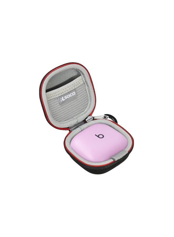 RLSOCO Hard Case for Beats Fit Pro/Fit Pro x Kim Kardashian True Wireless Noise Cancelling Earbuds - Black | Travel Organzier Case Cover Dustproof, Water-Resistant Storage Pouch, With Carabiner - Image 1