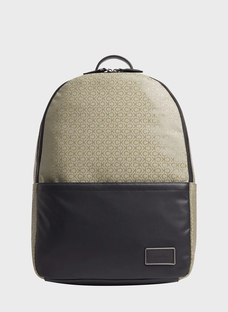 CALVIN KLEIN Elevated Round Mono Backpack