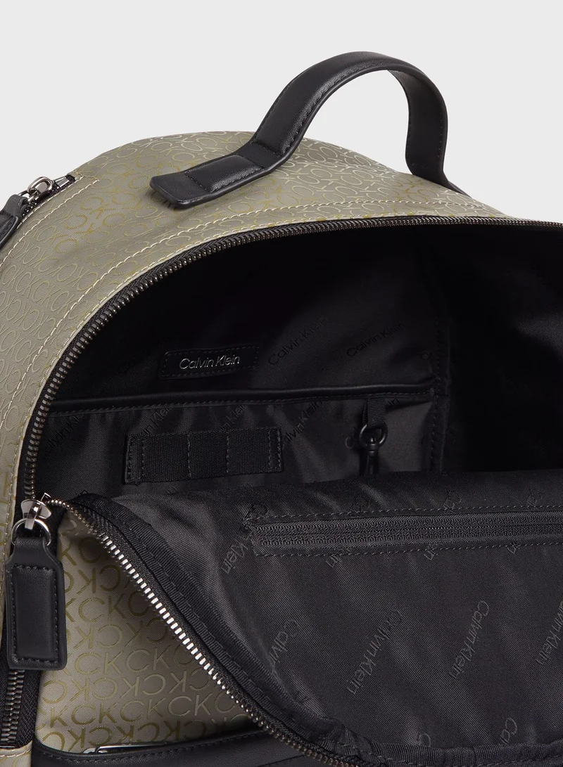 CALVIN KLEIN Elevated Round Mono Backpack