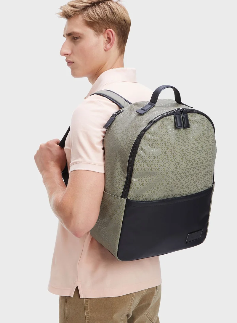 CALVIN KLEIN Elevated Round Mono Backpack