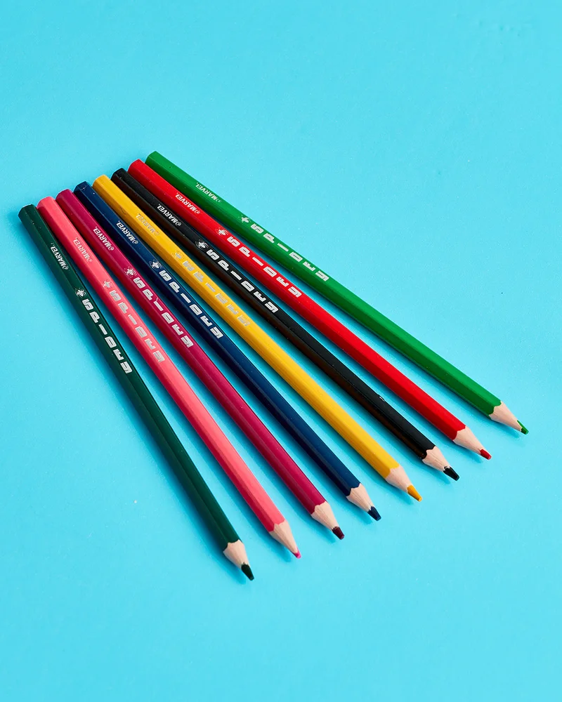 Redtag Red 12 Colours Pencil Set