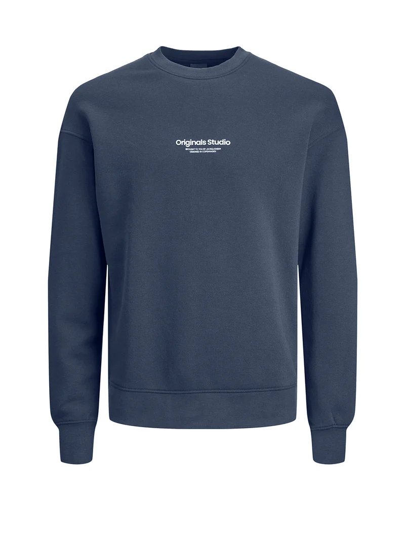 جاك اند جونز Logo Crew Neck Sweater