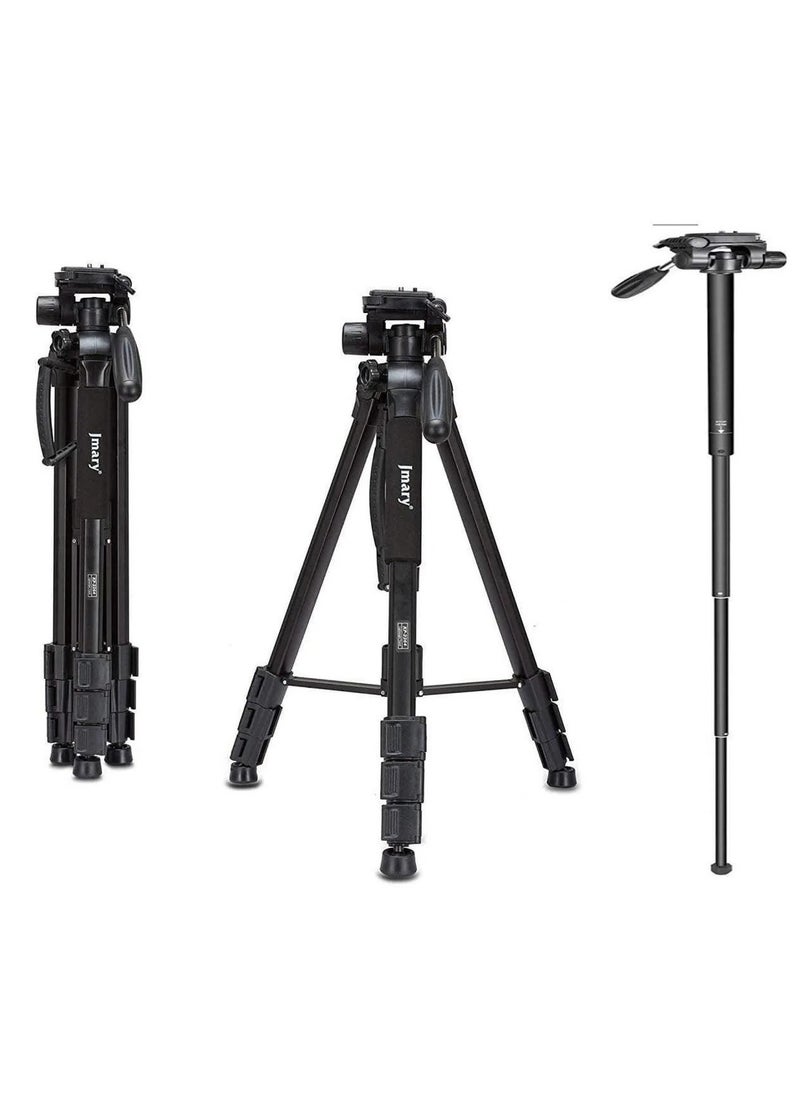 Jmary - Jmary KP-2599 Professional Aluminium + Monopods Tripod For DSLR Camera Video Photo Tripod - Image 1