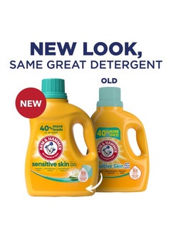 Arm & Hammer Sensitive Skin Plus Fresh Scent, 105 Loads Liquid Laundry Detergent, 105 Fl oz  - Image 2