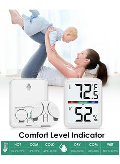 Generic Humidity Meter Digital Thermometer for Room, Humidity Sensor Temperature and Humidity Gauge for Baby Nursery, Bedroom  - Image 4