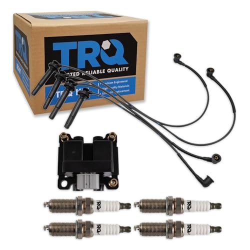 TRQ Ignition Coil Spark Plug Kit Iridium 6 Piece Compatible with 20092010 Subaru Forester 2011 Subaru Impreza Naturally Aspirated Only for 25L H4 - Image 1