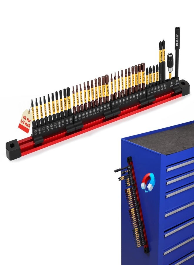 ELEAD 38-Piece Magnetic Bit Storage Rail - Image 1
