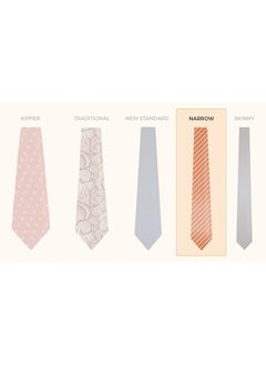 Kingman Solid Formal Slim Necktie For Men - Plain Neck Tie - Neck Tie for Shirt and Suit  - Image 5