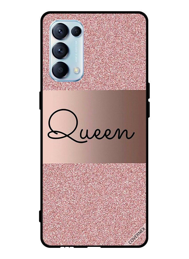Covernex Protective Case Cover For Oppo Reno5 Pro 5G Queen Glitters Bg - Image 1
