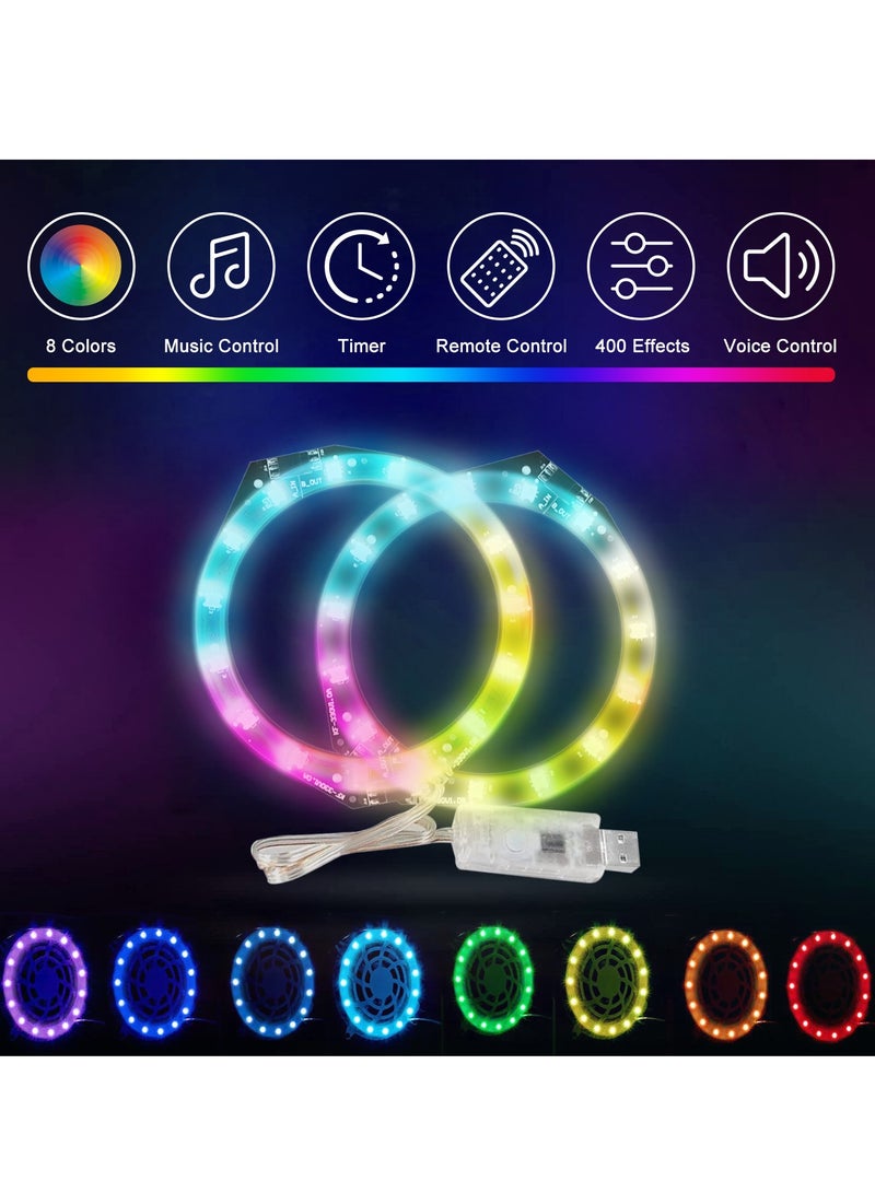 PS5 Slim Console Decorative Lights Seven Colors Colorful Luminous Atmosphere Marquee Ring Bar Remote Control Gaming Accessories  - Image 3