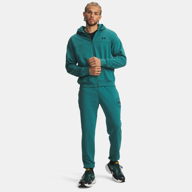 Under Armour Green Men's Rival Graphic Joggers for Men | Best Price UAE