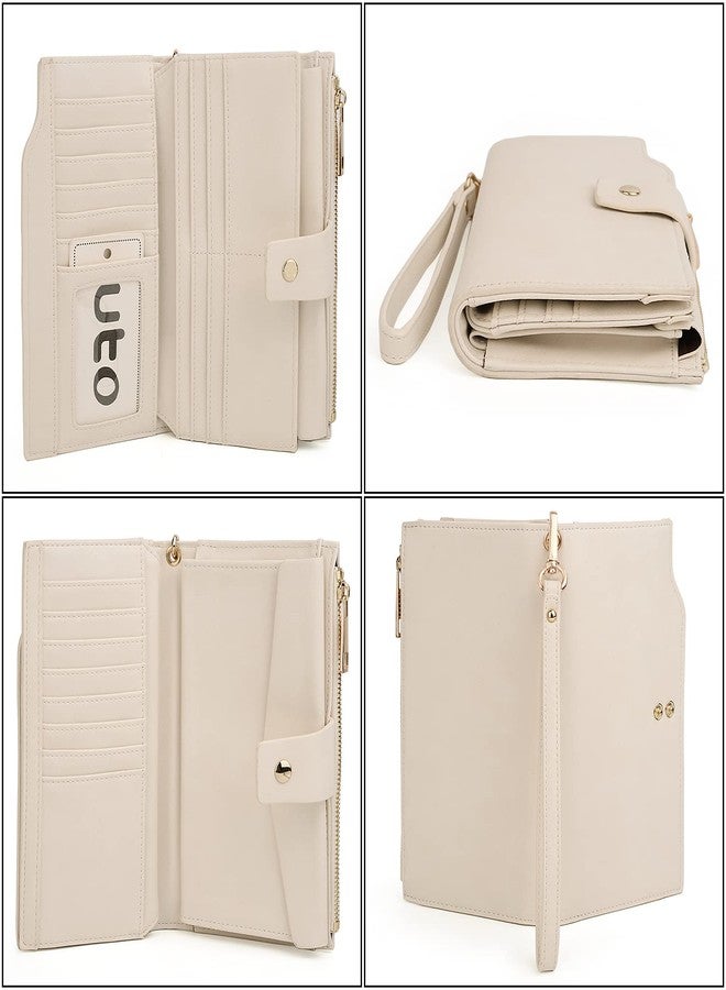 يو تي أوه محفظة UTO نسائية صغيرة الحجم مزودة بتقنية RFID، مصنوعة من جلد البولي يوريثان، مع حامل بطاقات ومنظم، وحزام للحقيبة، رقم 459 - Image 4