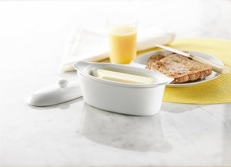 Trudeau 09607081A Porcelain Butter Boat, White - Image 2