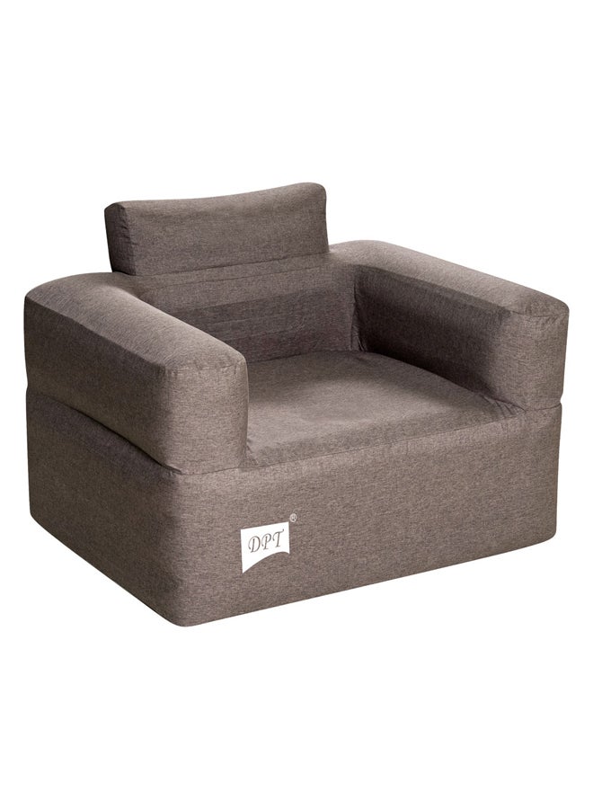 دي بي تي اريكة هوائية قابلة للنفخ، كاكي، مقاس100*80*78 سم - Image 1