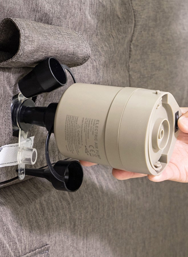 دي بي تي اريكة هوائية قابلة للنفخ، كاكي، مقاس100*80*78 سم - Image 2