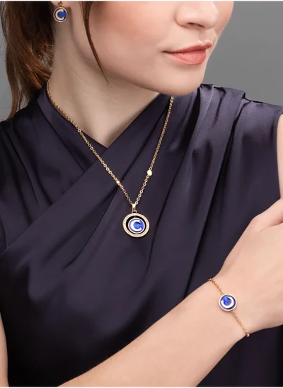 CERRUTI 1881 Circulo Gold Plated Blue Lapiz Bracelet for Women