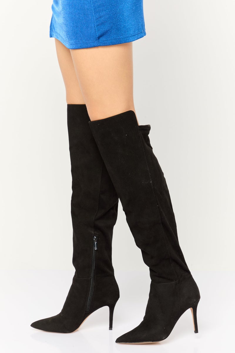 Jessica Simpson Women Medium Amriena Calf Boots, Black - Image 2