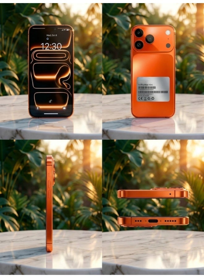 Technosat 17 Pro Max mini 5G Smartphone - 5.5" FullHD, 16GB RAM + 1TB Storage, AI Camera 23MP, 4000mAh, Android 15 - Image 4
