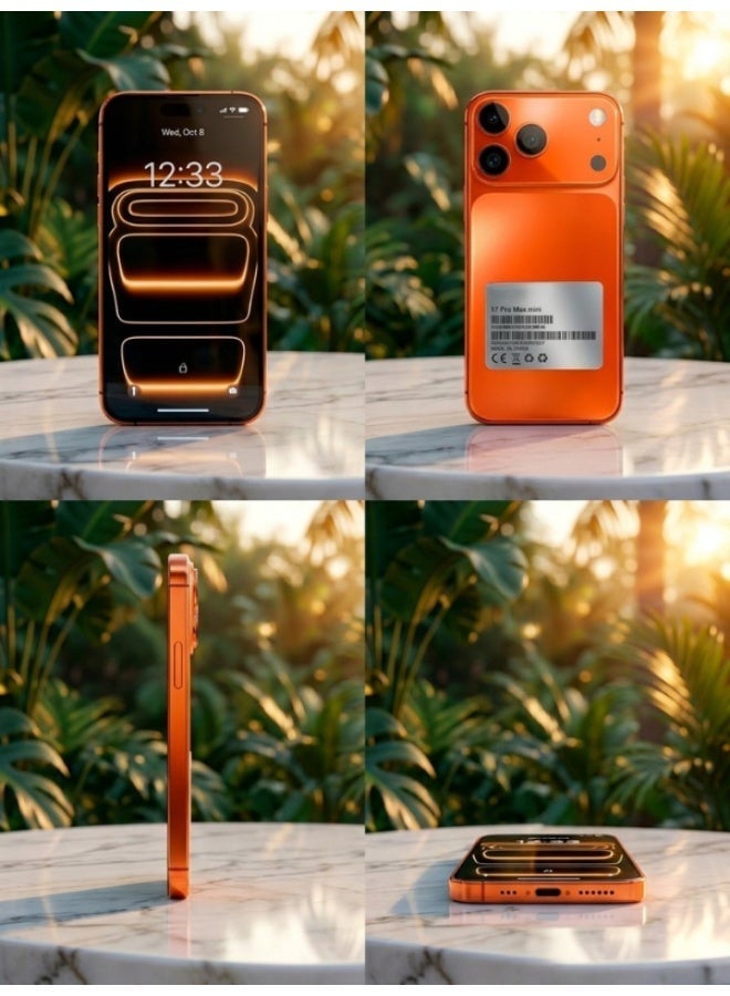 Technosat 17 Pro Max mini 5G Smartphone - 5.5" FullHD, 16GB RAM + 1TB Storage, AI Camera 23MP, 4000mAh, Android 15 - Image 2