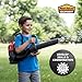 Kid Trax Bubble Leaf Blower Backpack Bubble Machine Toddler Outdoor Toys Kids Leaf Blower Kids Party Favors Realistic Appearance Easy to Use Toddler Boy Toys and Girls Ages 3 and Above RED - Image 4