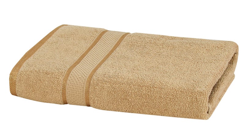 FRESH FROM LOOM Ultra-Premium 100% Pure Cotton 500 GSM Towels for Bath | Men & Women Bath Towel Set | Soft Skin Friendly & Hypoallergenic | High Water Absorber | Quick Dry (27 x 54 Inch | Brown) 1pc - Image 4
