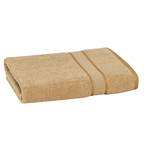 FRESH FROM LOOM Ultra-Premium 100% Pure Cotton 500 GSM Towels for Bath | Men & Women Bath Towel Set | Soft Skin Friendly & Hypoallergenic | High Water Absorber | Quick Dry (27 x 54 Inch | Brown) 1pc - Image 1
