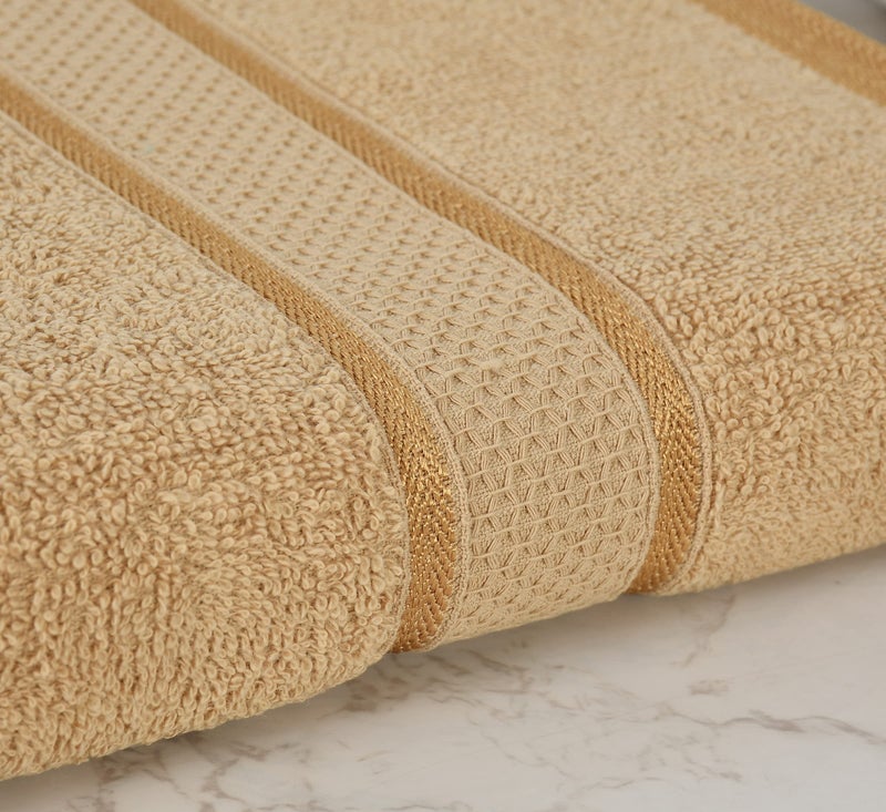 FRESH FROM LOOM Ultra-Premium 100% Pure Cotton 500 GSM Towels for Bath | Men & Women Bath Towel Set | Soft Skin Friendly & Hypoallergenic | High Water Absorber | Quick Dry (27 x 54 Inch | Brown) 1pc - Image 3