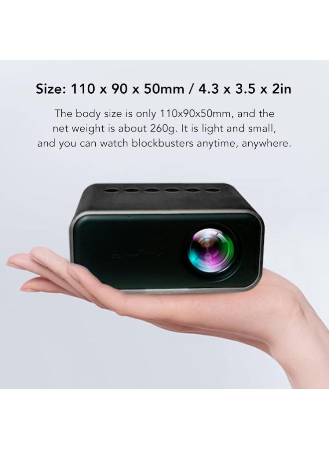 بروجيكتور محمول بزر واحد – صغير وسهل الاستخدام للابتوب والتلفزيون والموبايل - Image 4