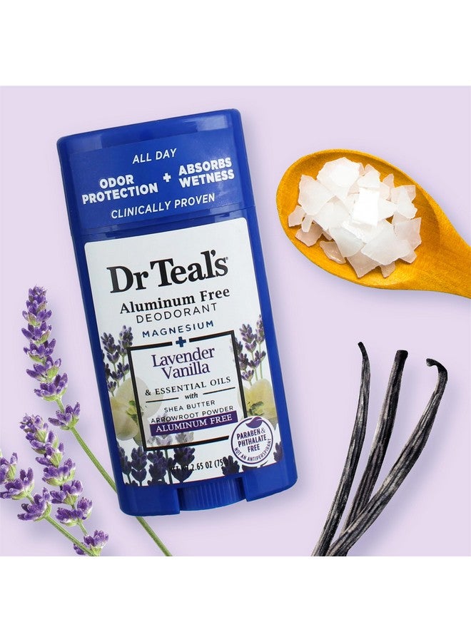 Dr Teal's Dr Teal's Aluminum Free Deodorant, Lavender Vanilla with Essential Oils, 2.65 oz (Pack of 3) - Image 5