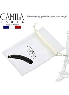 CAMILA Paris Nv134 French Hair Banana Clincher Clip Classic Girls Updo Flexible Ponytail Holder Non Slip Interlocking Banana Comb Fashion Durable Styling Hair Accessories For Women Made In France  - Image 5
