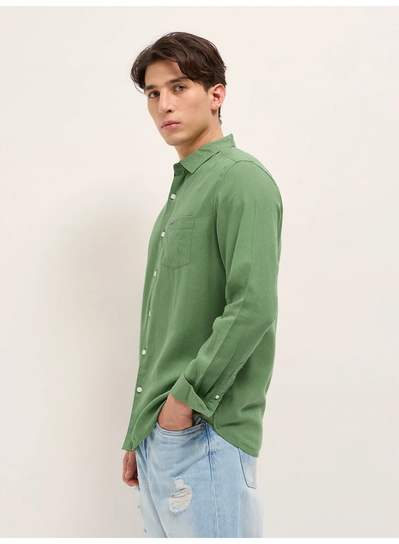 The Bear House  Men’s Long Sleeve Shirt Classic, Comfortable and Stylish Essential for Work, Travel or Casual Outings for Men | Best Price UAE