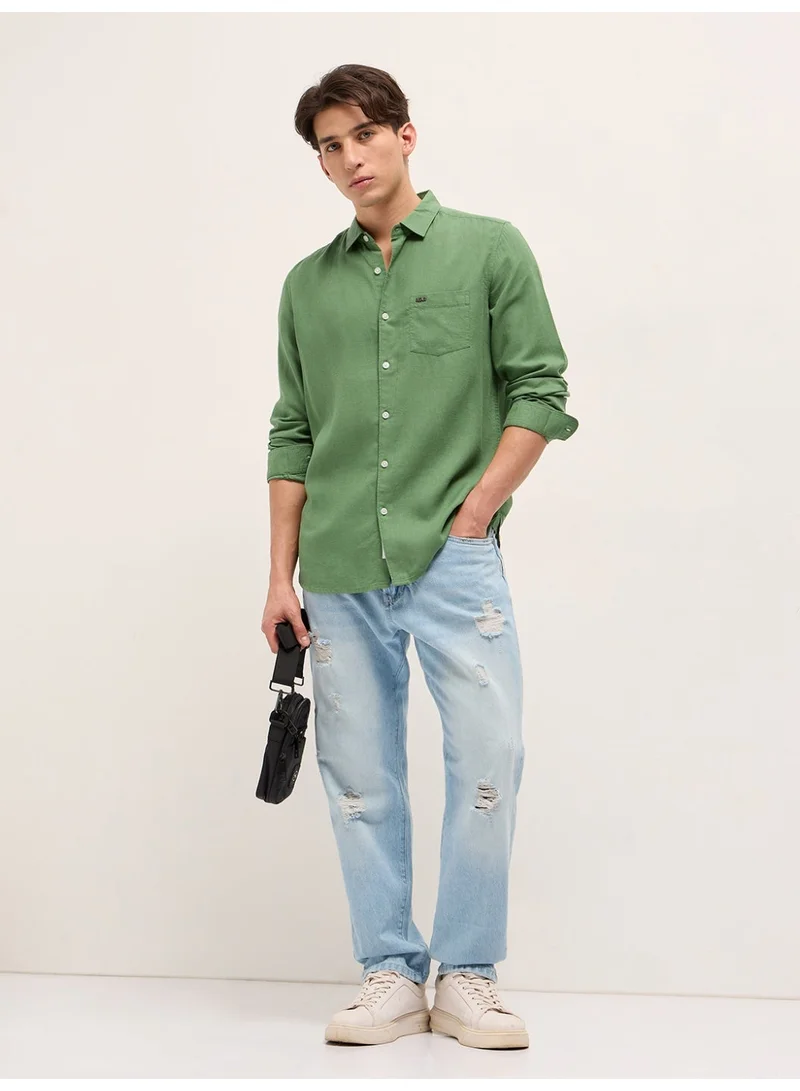 The Bear House  Men’s Long Sleeve Shirt Classic, Comfortable and Stylish Essential for Work, Travel or Casual Outings for Men | Best Price UAE