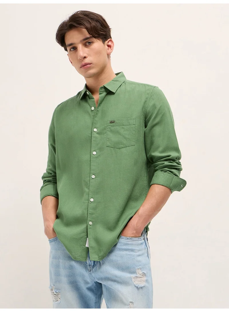 The Bear House  Men’s Long Sleeve Shirt Classic, Comfortable and Stylish Essential for Work, Travel or Casual Outings for Men | Best Price UAE