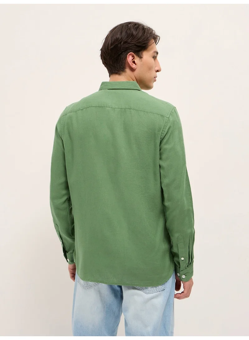 The Bear House  Men’s Long Sleeve Shirt Classic, Comfortable and Stylish Essential for Work, Travel or Casual Outings for Men | Best Price UAE