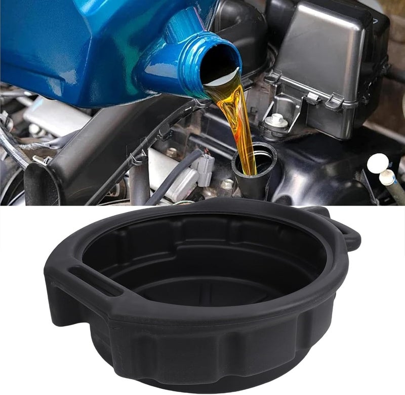 [Local stock available] Diydeg Oil Drain Pan, 10L Large Capacity Automotive Drain Container, Black Plastic Anti Splash Motor Oil Drip Catcher Pan for Cars Trucks Motorcycles Widely used in KSA New season item Multiple useful functions Easy store & operate High in-demand commodity Exclusive deal Limited production Rare find Professional manufacture Expert recommended Natural raw material Designed for KSA market Easy to operate Category latest innovation Daily essential Practical daily solution Innovative new product Daily deal Upgraded new version High quality Suitable for all ages Great for gift & personal use New to market Indispensable practical goods - Image 3