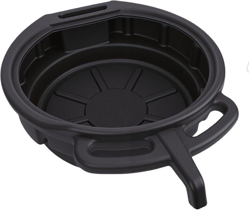 [Local stock available] Diydeg Oil Drain Pan, 10L Large Capacity Automotive Drain Container, Black Plastic Anti Splash Motor Oil Drip Catcher Pan for Cars Trucks Motorcycles Widely used in KSA New season item Multiple useful functions Easy store & operate High in-demand commodity Exclusive deal Limited production Rare find Professional manufacture Expert recommended Natural raw material Designed for KSA market Easy to operate Category latest innovation Daily essential Practical daily solution Innovative new product Daily deal Upgraded new version High quality Suitable for all ages Great for gift & personal use New to market Indispensable practical goods - Image 1