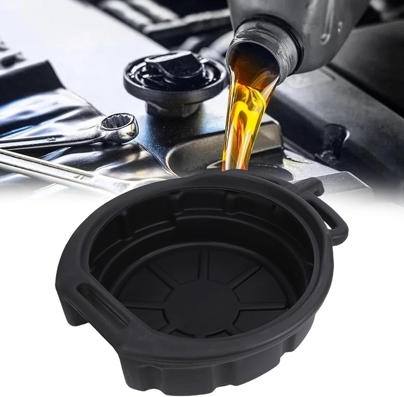[Local stock available] Diydeg Oil Drain Pan, 10L Large Capacity Automotive Drain Container, Black Plastic Anti Splash Motor Oil Drip Catcher Pan for Cars Trucks Motorcycles Widely used in KSA New season item Multiple useful functions Easy store & operate High in-demand commodity Exclusive deal Limited production Rare find Professional manufacture Expert recommended Natural raw material Designed for KSA market Easy to operate Category latest innovation Daily essential Practical daily solution Innovative new product Daily deal Upgraded new version High quality Suitable for all ages Great for gift & personal use New to market Indispensable practical goods - Image 4