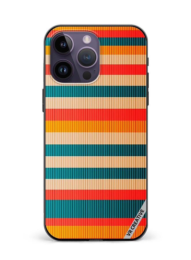 VR CREATIVE Protective Case Cover For Apple iPhone 16 Pro Max Texture Design Multicolour