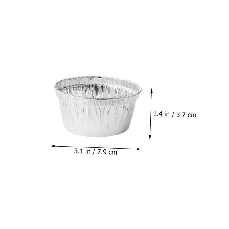 120pcs Non Stick Foil Baking Cups and Tart Molds for Cupcakes Desserts - Image 3