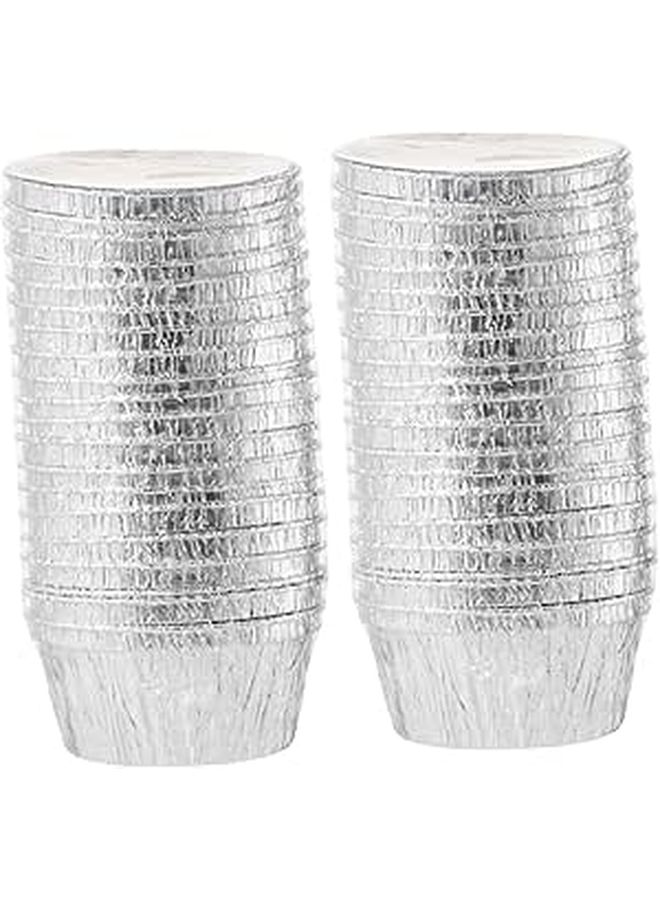 120pcs Non Stick Foil Baking Cups and Tart Molds for Cupcakes Desserts - Image 1